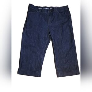 JACLYN SMITH Blue Denium Capri Pants Jeans Women's Plus Size 14